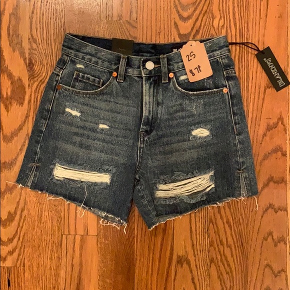 Blank NYC Pants - NWT Denim High Waisted Distressed Shorts